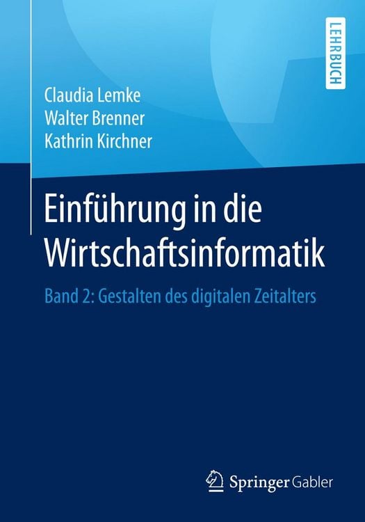 Produktbild: Einf&uuml;hrung in die Wirtschaftsinformatik
