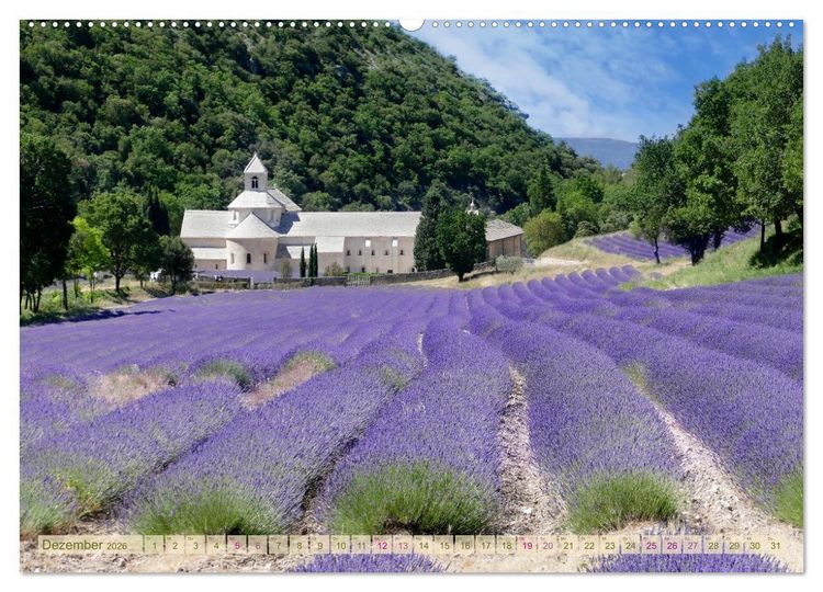 Produktbild: Provence mit allen Sinnen (Wandkalender 2026 DIN A2 quer), CALVENDO Monatskalender