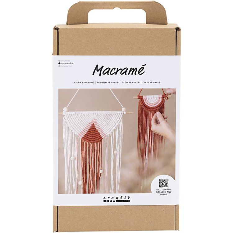 Produktbild: Creativ Company DIY Sets Macram&eacute; Kreativ Set Macram&eacute;, Wandschmuck, Kreativ Box