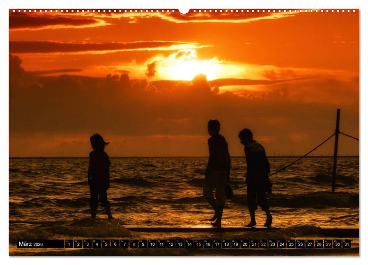 Produktbild: Borkum (Wandkalender 2026 DIN A2 quer), CALVENDO Monatskalender