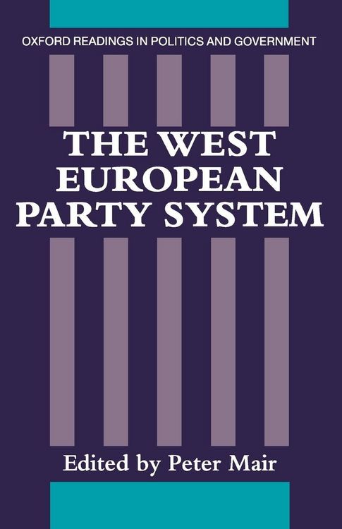 Produktbild: The West European Party System