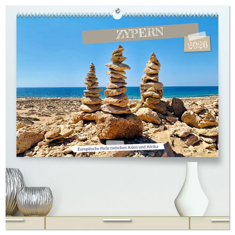 Produktbild: Zypern - Europ&auml;ische Perle zwischen Asien und Afrika (hochwertiger Premium Wandkalender 2026 DIN A2 quer), Kunstdruck in Hochglanz