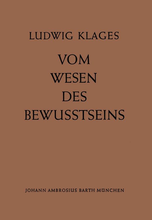 Produktbild: Vom Wesen des Bewusstseins