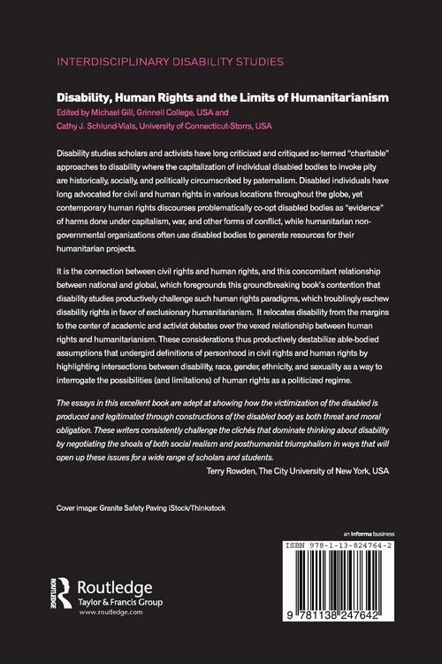 Produktbild: Disability, Human Rights and the Limits of Humanitarianism