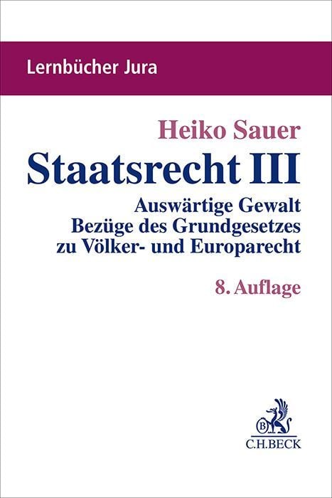 Produktbild: Staatsrecht III
