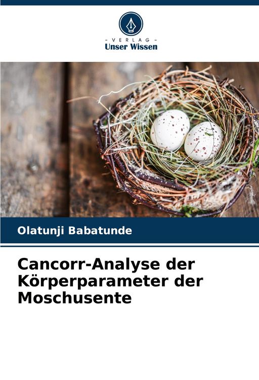 Produktbild: Cancorr-Analyse der K&ouml;rperparameter der Moschusente