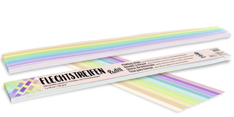 Produktbild: URSUS 200 Flechtstreifen "Pastell", 1 x 50 cm