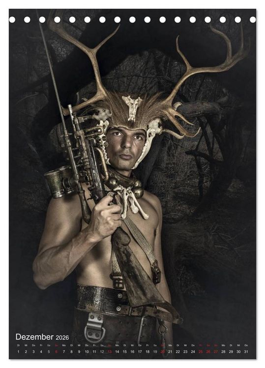 Produktbild: Steampunk Artwork (Tischkalender 2026 DIN A5 hoch), CALVENDO Monatskalender