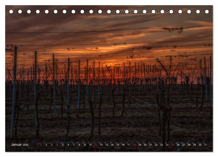 Produktbild: Weinland Franken (Tischkalender 2026 DIN A5 quer), CALVENDO Monatskalender