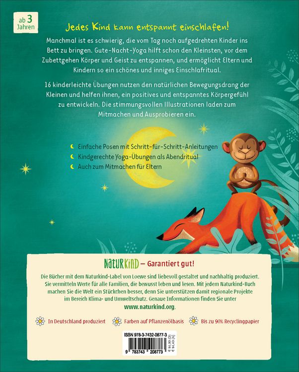 Produktbild: Kinder-Yoga zum Einschlafen