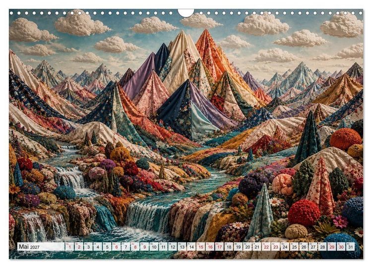 Produktbild: Traumwelten zwischen Zeit und Fantasie (Wandkalender 2027 DIN A3 quer), CALVENDO Monatskalender