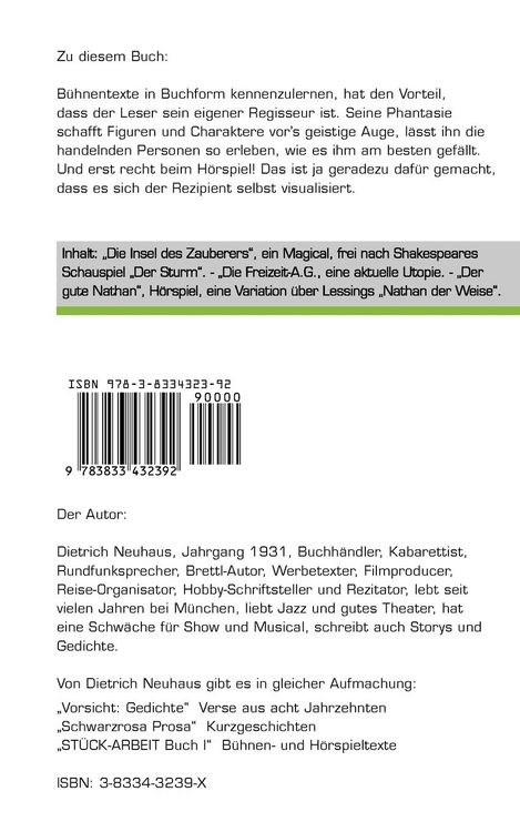 Produktbild: St&uuml;ck-Arbeit Buch 2