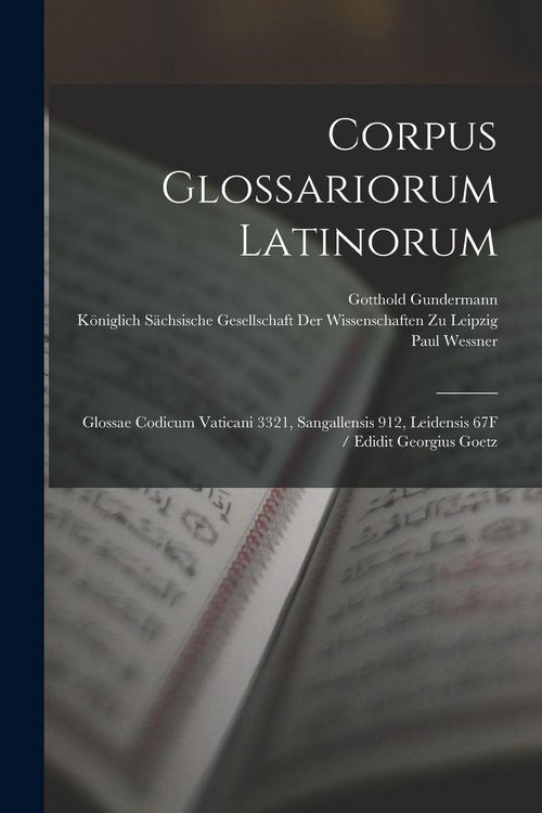 Produktbild: Corpus Glossariorum Latinorum