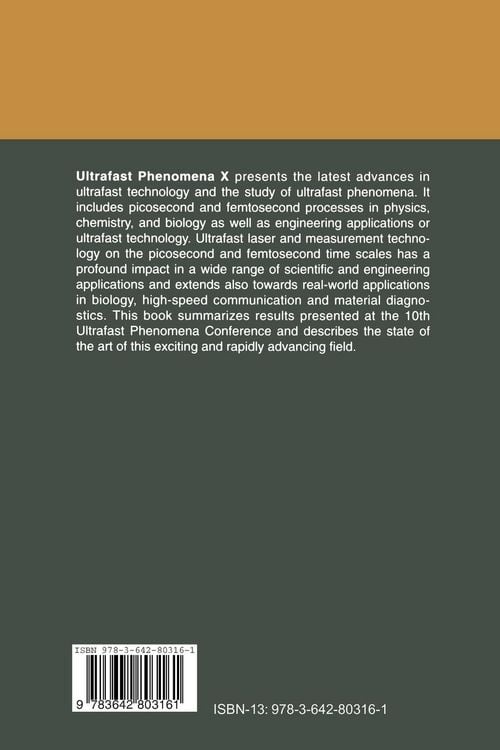 Produktbild: Ultrafast Phenomena X
