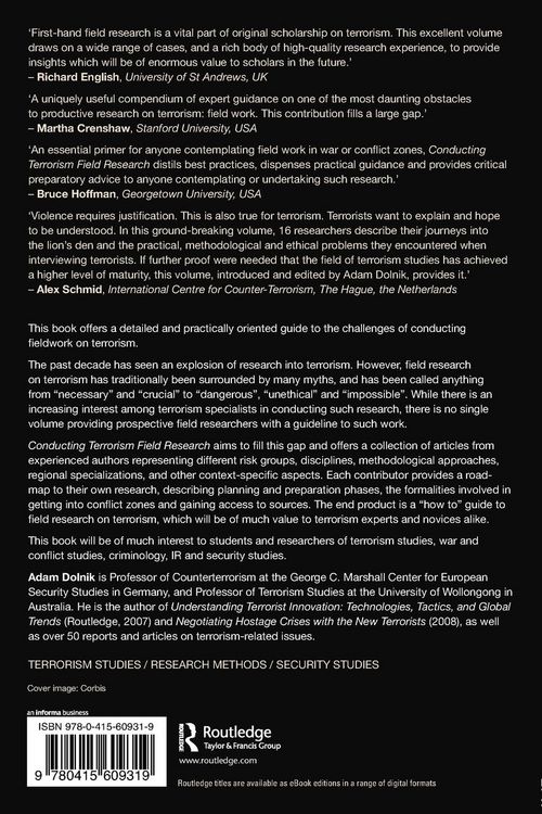 Produktbild: Conducting Terrorism Field Research