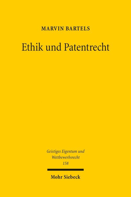 Produktbild: Ethik und Patentrecht