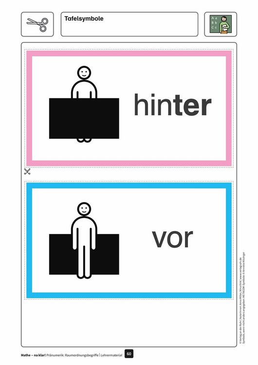 Produktbild: Mathe - na klar! Pr&auml;numerik: Raumordnungsbegriffe
