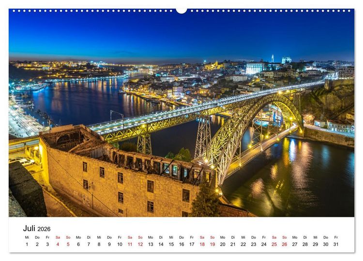Produktbild: Lichter der Stadt (hochwertiger Premium Wandkalender 2026 DIN A2 quer), Kunstdruck in Hochglanz