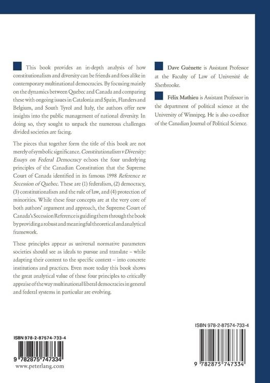 Produktbild: Constitutionalism v Diversity