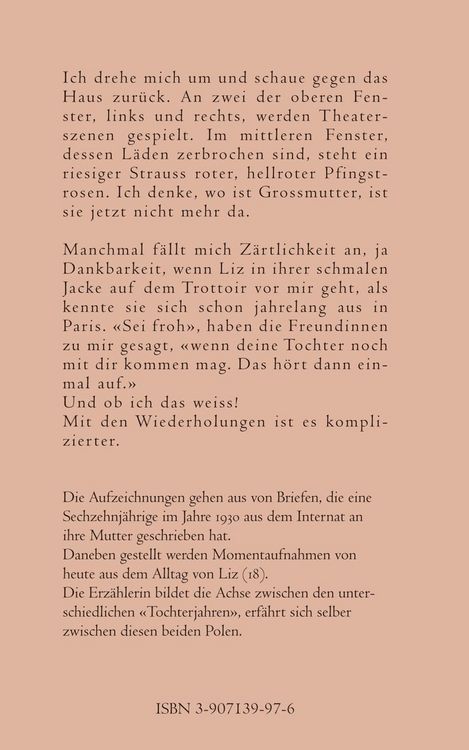 Produktbild: Tochterjahre
