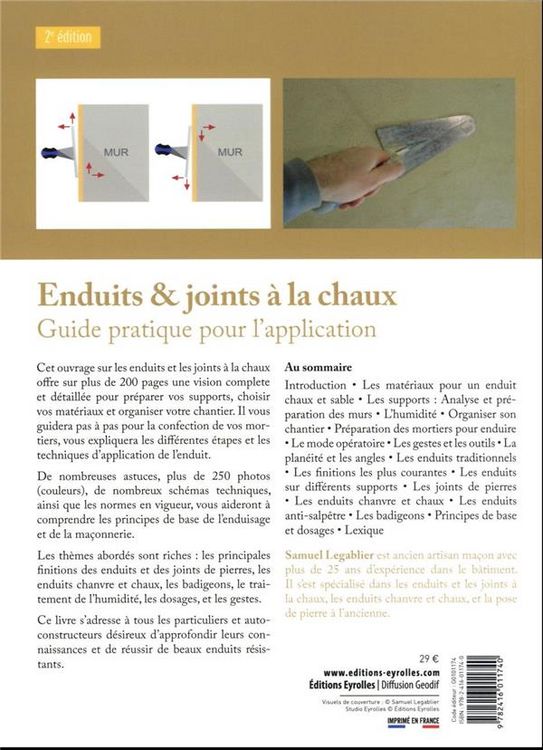 Produktbild: Enduits et joints a la chaux 2e
