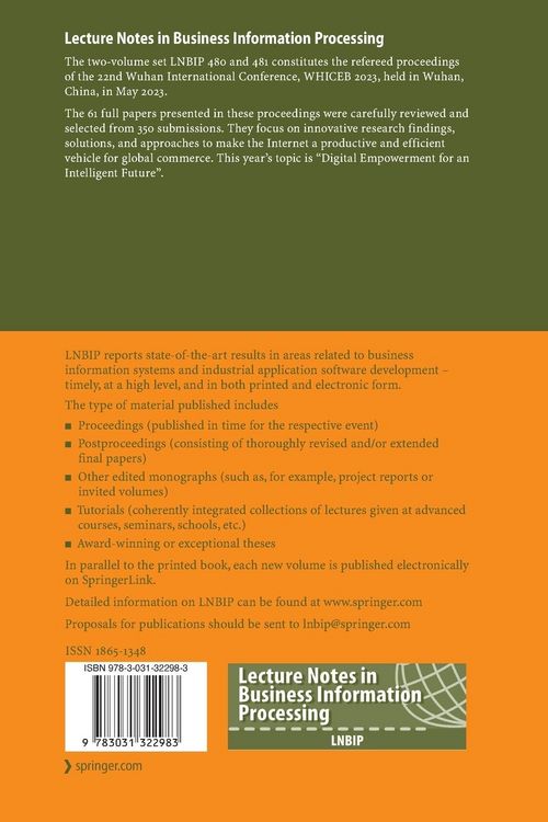 Produktbild: E-Business. Digital Empowerment for an Intelligent Future