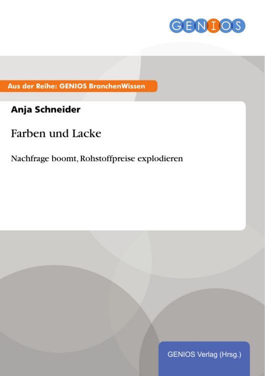 Produktbild: Farben und Lacke