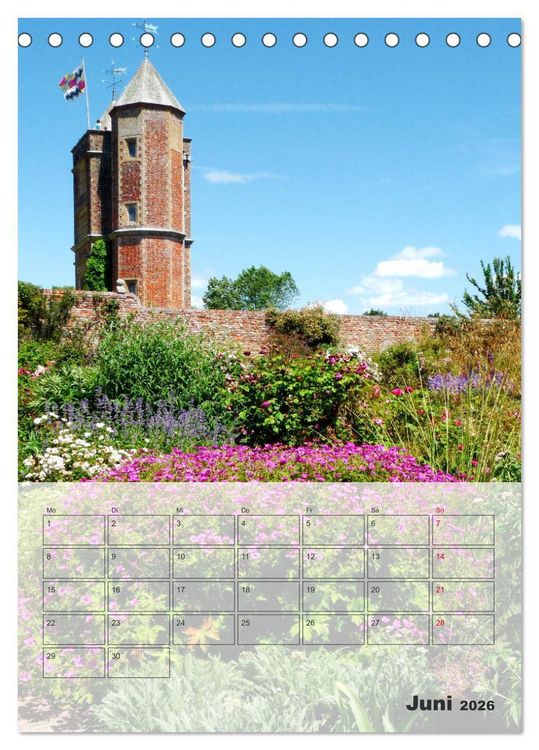 Produktbild: Lovely England Wundersch&ouml;ne Reiseeindr&uuml;cke (Tischkalender 2026 DIN A5 hoch), CALVENDO Monatskalender
