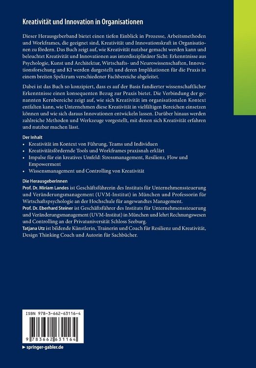 Produktbild: Kreativit&auml;t und Innovation in Organisationen