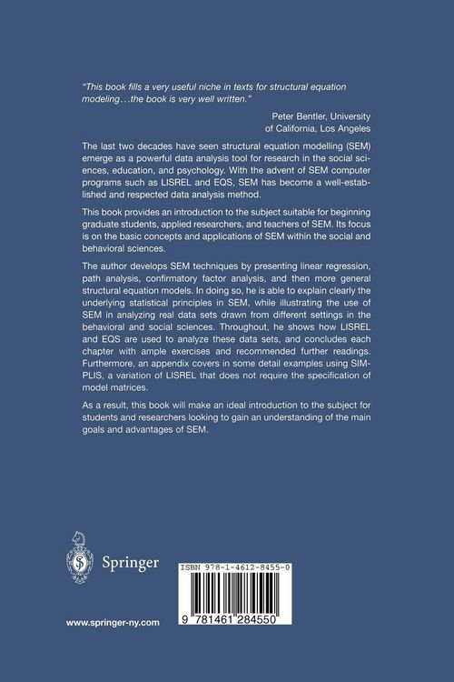 Produktbild: Basic Principles of Structural Equation Modeling