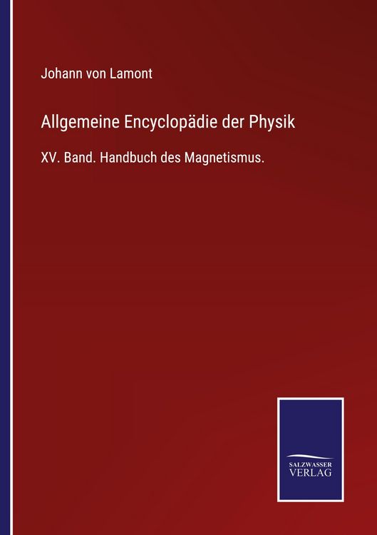 Produktbild: Allgemeine Encyclop&auml;die der Physik