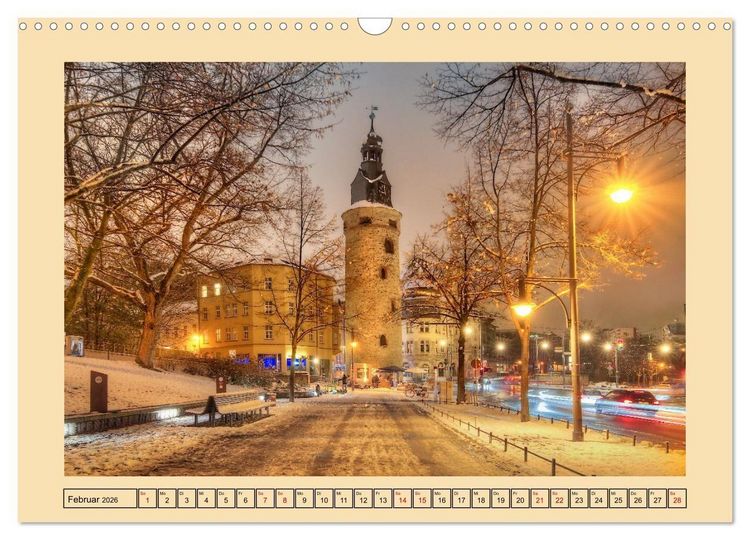 Produktbild: Stadtansichten von Halle an der Saale (Wandkalender 2026 DIN A3 quer), CALVENDO Monatskalender