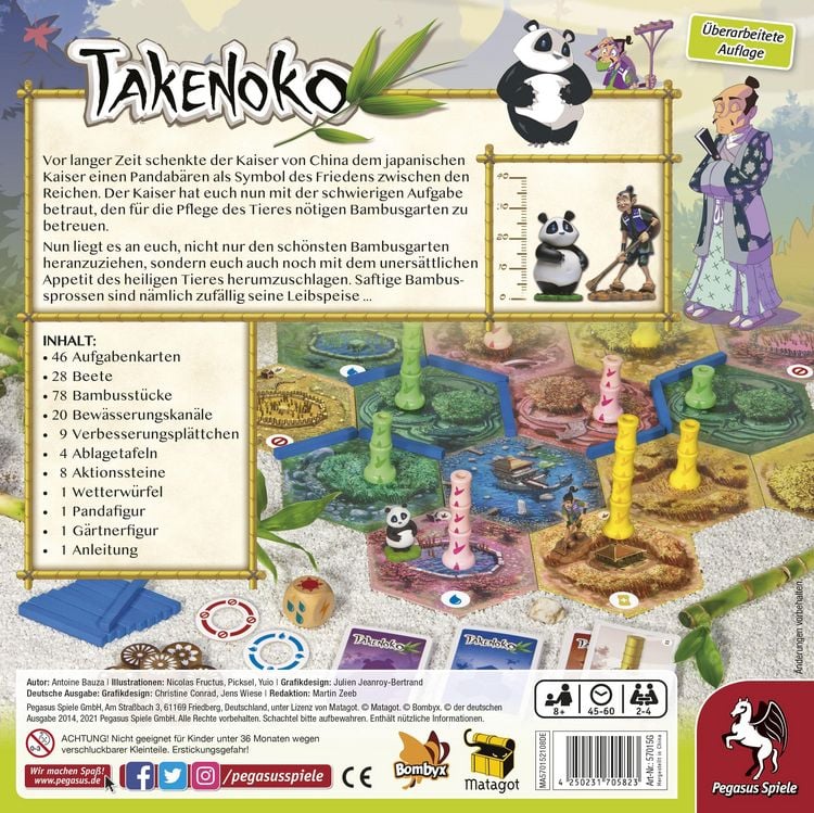 Produktbild: Pegasus - Takenoko, Familienspiel