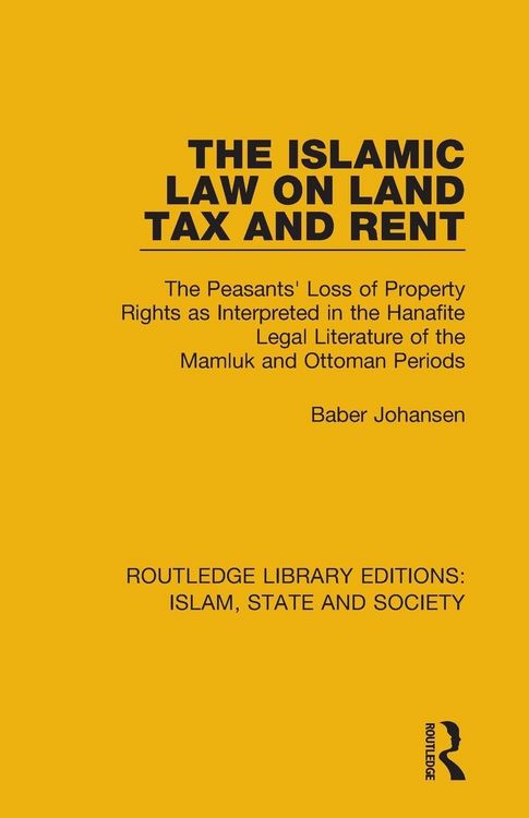 Produktbild: The Islamic Law on Land Tax and Rent
