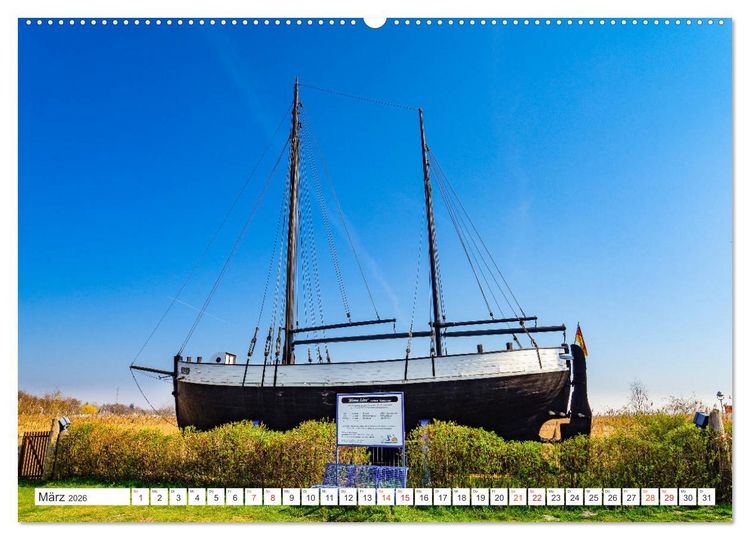 Produktbild: Zingst Stadtansichten (hochwertiger Premium Wandkalender 2026 DIN A2 quer), Kunstdruck in Hochglanz