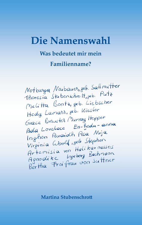 Produktbild: Die Namenswahl