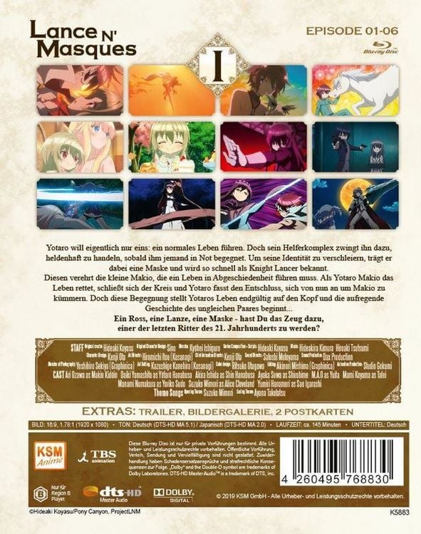 Produktbild: Lance N' Masques - Volume 1: Episode 01-06