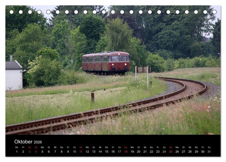 Produktbild: Der Nebenbahnretter (Tischkalender 2026 DIN A5 quer), CALVENDO Monatskalender