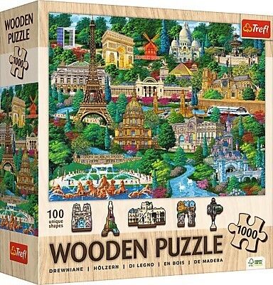 Produktbild: Holz Puzzle 1000 - Frankreich Entdecken