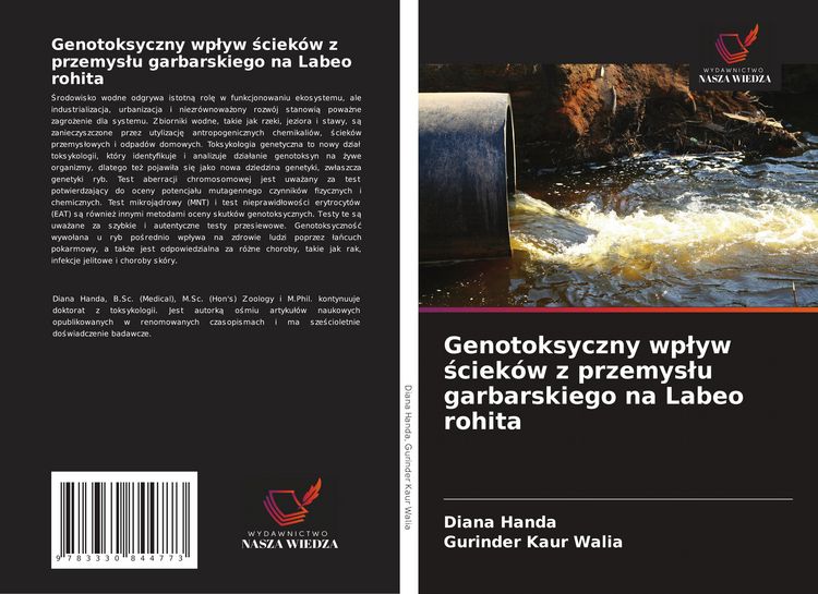 Produktbild: Genotoksyczny wp&iquest;yw &iquest;ciek&oacute;w z przemys&iquest;u garbarskiego na Labeo rohita