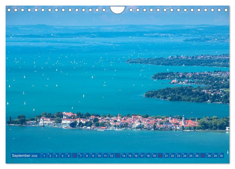 Produktbild: Drei L&auml;nder ein See - Bodensee (Wandkalender 2026 DIN A4 quer), CALVENDO Monatskalender