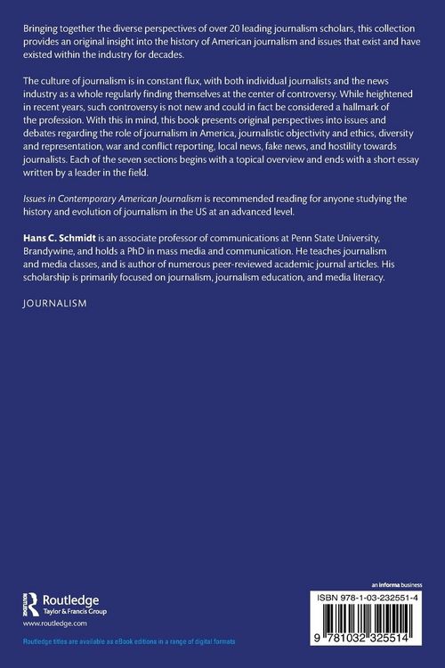 Produktbild: Issues in Contemporary American Journalism