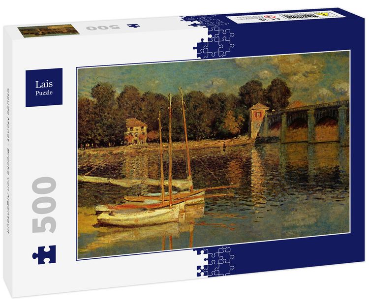 Produktbild: Lais Puzzle Claude Monet - Br&uuml;cke von Argenteuil 500 Teile