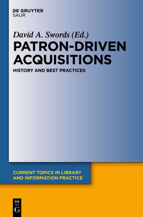 Produktbild: Patron-Driven Acquisitions