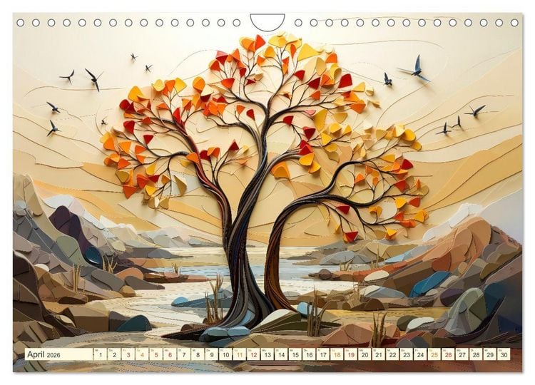 Produktbild: Baum Kunst (Wandkalender 2026 DIN A4 quer), CALVENDO Monatskalender