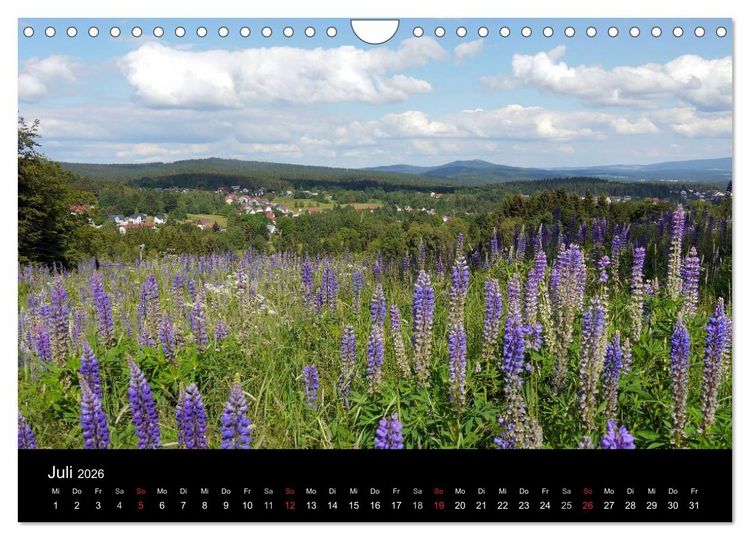 Produktbild: Rund um den Ochsenkopf (Wandkalender 2026 DIN A4 quer), CALVENDO Monatskalender