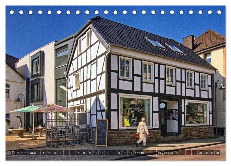 Produktbild: Stadtansichten Overath - Die charmante Stadt an Agger und S&uuml;lz (Tischkalender 2026 DIN A5 quer), CALVENDO Monatskalender