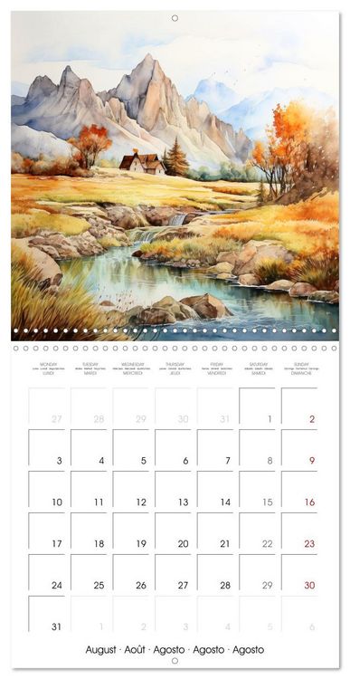 Produktbild: Terres d'habitats (Calendrier mural carr&eacute; 2026 30x30 cm) Calendrier double avec une page pour vos prises de notes