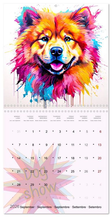 Produktbild: Dog show (Wall Calendar 2026 12 &times; 12 Inch) CALVENDO 12 Month Wall Calendar