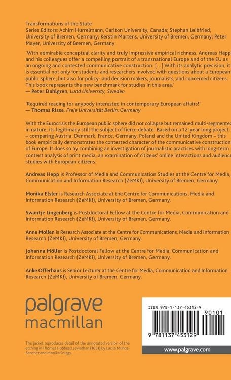 Produktbild: The Communicative Construction of Europe